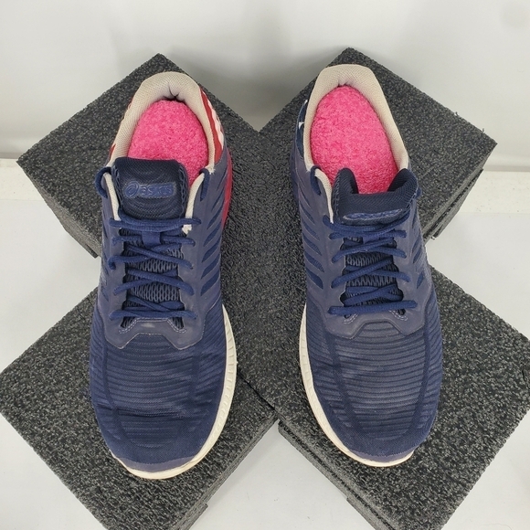 Asics Shoe Men's 12 FuzeX Patriotic USA Flag Running Sneakers T6K0N - Picture 6 of 10